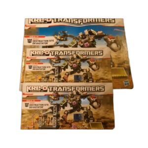 Kre-o Transformers Destruction Site Devastator 36951 Instruction Booklets